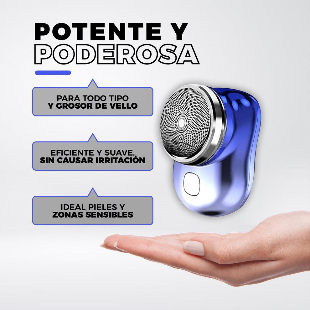 Mini Afeitadora Portatil Recargable