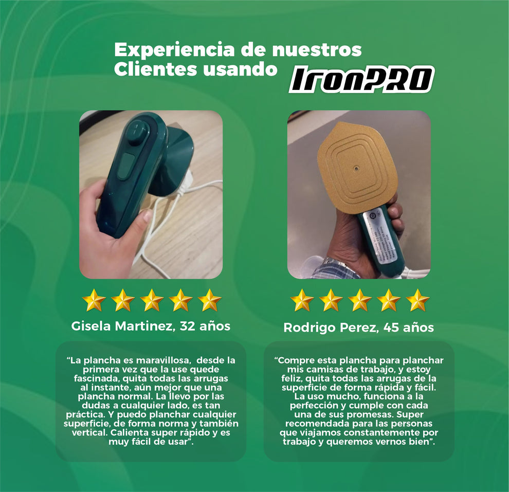 PLANCHA PORTATIL  CON VAPORIZADOR