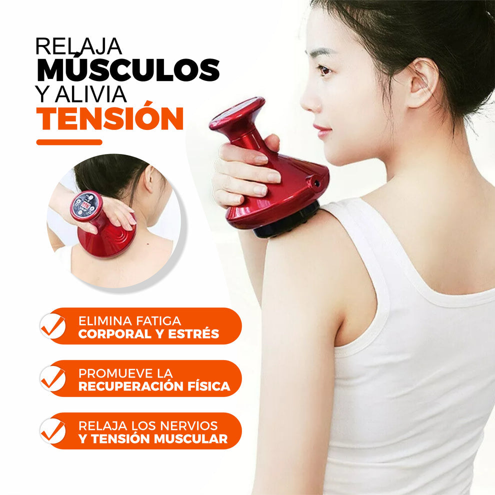 MASAJEADOR DESCONTRACTURANTE Y ANTICELULITIS